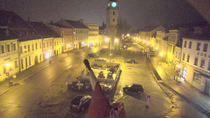 Město Velké Meziříčí - Náměstí, Městská věž - 6.2.2026 v 04:16 Město Velké Meziříčí - Náměstí, Městská věž - 6.2.2026 v 04:16