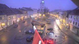 Město Velké Meziříčí - Náměstí, Městská věž - 6.2.2026 v 07:01 Město Velké Meziříčí - Náměstí, Městská věž - 6.2.2026 v 07:01