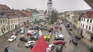 Město Velké Meziříčí - Náměstí, Městská věž - 6.2.2026 v 09:01 Město Velké Meziříčí - Náměstí, Městská věž - 6.2.2026 v 09:01