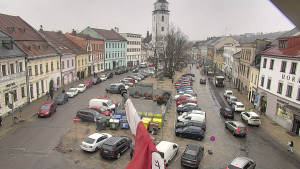 Město Velké Meziříčí - Náměstí, Městská věž - 6.2.2026 v 09:46 Město Velké Meziříčí - Náměstí, Městská věž - 6.2.2026 v 09:46