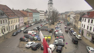 Město Velké Meziříčí - Náměstí, Městská věž - 6.2.2026 v 10:16 Město Velké Meziříčí - Náměstí, Městská věž - 6.2.2026 v 10:16