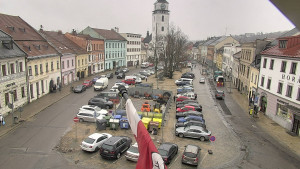 Město Velké Meziříčí - Náměstí, Městská věž - 6.2.2026 v 11:46 Město Velké Meziříčí - Náměstí, Městská věž - 6.2.2026 v 11:46