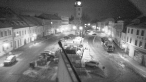 Město Velké Meziříčí - Náměstí, Městská věž - 19.2.2026 v 00:03 Město Velké Meziříčí - Náměstí, Městská věž - 19.2.2026 v 00:03