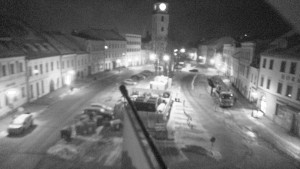 Město Velké Meziříčí - Náměstí, Městská věž - 19.2.2026 v 05:03 Město Velké Meziříčí - Náměstí, Městská věž - 19.2.2026 v 05:03