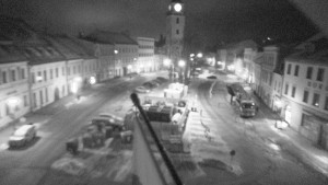 Město Velké Meziříčí - Náměstí, Městská věž - 19.2.2026 v 05:33 Město Velké Meziříčí - Náměstí, Městská věž - 19.2.2026 v 05:33