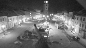 Město Velké Meziříčí - Náměstí, Městská věž - 20.2.2026 v 03:33 Město Velké Meziříčí - Náměstí, Městská věž - 20.2.2026 v 03:33