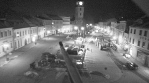 Město Velké Meziříčí - Náměstí, Městská věž - 20.2.2026 v 05:02 Město Velké Meziříčí - Náměstí, Městská věž - 20.2.2026 v 05:02