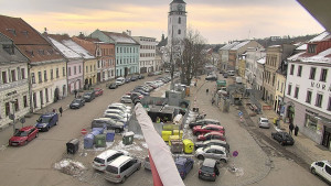 Město Velké Meziříčí - Náměstí, Městská věž - 20.2.2026 v 08:32 Město Velké Meziříčí - Náměstí, Městská věž - 20.2.2026 v 08:32