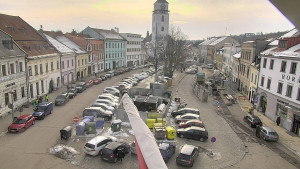 Město Velké Meziříčí - Náměstí, Městská věž - 20.2.2026 v 09:17 Město Velké Meziříčí - Náměstí, Městská věž - 20.2.2026 v 09:17