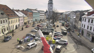 Město Velké Meziříčí - Náměstí, Městská věž - 20.2.2026 v 11:32 Město Velké Meziříčí - Náměstí, Městská věž - 20.2.2026 v 11:32