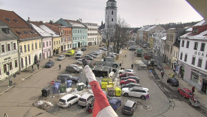 Město Velké Meziříčí - Náměstí, Městská věž - 20.2.2026 v 12:46 Město Velké Meziříčí - Náměstí, Městská věž - 20.2.2026 v 12:46