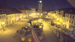 Město Velké Meziříčí - Náměstí, Městská věž - 3.3.2026 v 00:17 Město Velké Meziříčí - Náměstí, Městská věž - 3.3.2026 v 00:17