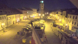 Město Velké Meziříčí - Náměstí, Městská věž - 3.3.2026 v 00:47 Město Velké Meziříčí - Náměstí, Městská věž - 3.3.2026 v 00:47