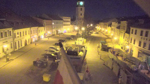 Město Velké Meziříčí - Náměstí, Městská věž - 3.3.2026 v 01:17 Město Velké Meziříčí - Náměstí, Městská věž - 3.3.2026 v 01:17