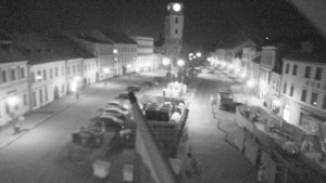 Město Velké Meziříčí - Náměstí, Městská věž - 3.3.2026 v 04:32 Město Velké Meziříčí - Náměstí, Městská věž - 3.3.2026 v 04:32