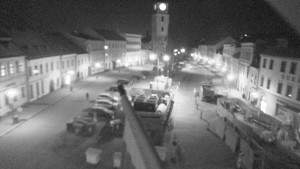 Město Velké Meziříčí - Náměstí, Městská věž - 3.3.2026 v 05:17 Město Velké Meziříčí - Náměstí, Městská věž - 3.3.2026 v 05:17