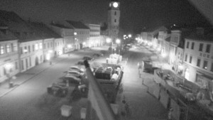 Město Velké Meziříčí - Náměstí, Městská věž - 3.3.2026 v 05:32 Město Velké Meziříčí - Náměstí, Městská věž - 3.3.2026 v 05:32