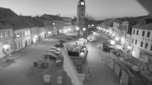 Město Velké Meziříčí - Náměstí, Městská věž - 3.3.2026 v 06:02 Město Velké Meziříčí - Náměstí, Městská věž - 3.3.2026 v 06:02