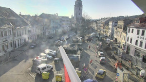 Město Velké Meziříčí - Náměstí, Městská věž - 3.3.2026 v 08:32 Město Velké Meziříčí - Náměstí, Městská věž - 3.3.2026 v 08:32