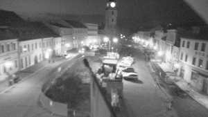 Město Velké Meziříčí - Náměstí, Městská věž - 22.3.2026 v 05:02 Město Velké Meziříčí - Náměstí, Městská věž - 22.3.2026 v 05:02