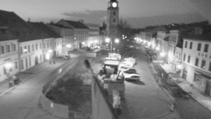 Město Velké Meziříčí - Náměstí, Městská věž - 22.3.2026 v 05:17 Město Velké Meziříčí - Náměstí, Městská věž - 22.3.2026 v 05:17