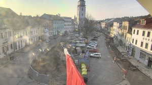 Město Velké Meziříčí - Náměstí, Městská věž - 22.3.2026 v 07:02 Město Velké Meziříčí - Náměstí, Městská věž - 22.3.2026 v 07:02