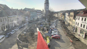 Město Velké Meziříčí - Náměstí, Městská věž - 22.3.2026 v 08:02 Město Velké Meziříčí - Náměstí, Městská věž - 22.3.2026 v 08:02