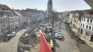 Město Velké Meziříčí - Náměstí, Městská věž - 22.3.2026 v 08:47 Město Velké Meziříčí - Náměstí, Městská věž - 22.3.2026 v 08:47