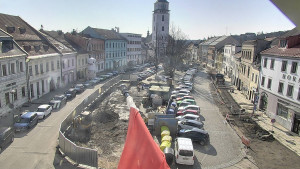 Město Velké Meziříčí - Náměstí, Městská věž - 22.3.2026 v 09:02 Město Velké Meziříčí - Náměstí, Městská věž - 22.3.2026 v 09:02
