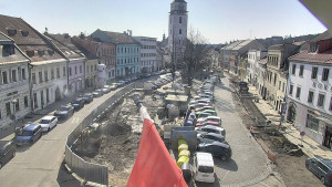 Město Velké Meziříčí - Náměstí, Městská věž - 22.3.2026 v 09:17 Město Velké Meziříčí - Náměstí, Městská věž - 22.3.2026 v 09:17