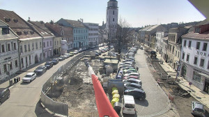 Město Velké Meziříčí - Náměstí, Městská věž - 22.3.2026 v 09:32 Město Velké Meziříčí - Náměstí, Městská věž - 22.3.2026 v 09:32