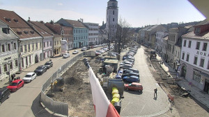 Město Velké Meziříčí - Náměstí, Městská věž - 22.3.2026 v 10:47 Město Velké Meziříčí - Náměstí, Městská věž - 22.3.2026 v 10:47