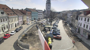 Město Velké Meziříčí - Náměstí, Městská věž - 22.3.2026 v 11:02 Město Velké Meziříčí - Náměstí, Městská věž - 22.3.2026 v 11:02