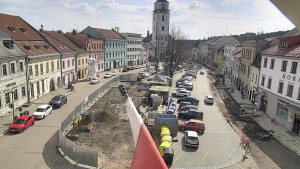 Město Velké Meziříčí - Náměstí, Městská věž - 22.3.2026 v 11:32 Město Velké Meziříčí - Náměstí, Městská věž - 22.3.2026 v 11:32
