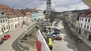 Město Velké Meziříčí - Náměstí, Městská věž - 22.3.2026 v 12:47 Město Velké Meziříčí - Náměstí, Městská věž - 22.3.2026 v 12:47