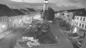 Město Velké Meziříčí - Náměstí, Městská věž - 21.5.2026 v 04:17 Město Velké Meziříčí - Náměstí, Městská věž - 21.5.2026 v 04:17