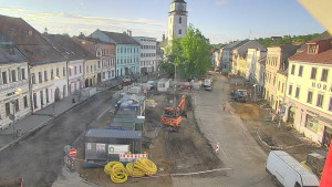 Město Velké Meziříčí - Náměstí, Městská věž - 21.5.2026 v 06:47 Město Velké Meziříčí - Náměstí, Městská věž - 21.5.2026 v 06:47