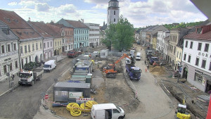 Město Velké Meziříčí - Náměstí, Městská věž - 21.5.2026 v 08:47 Město Velké Meziříčí - Náměstí, Městská věž - 21.5.2026 v 08:47