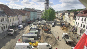 Město Velké Meziříčí - Náměstí, Městská věž - 21.5.2026 v 09:02 Město Velké Meziříčí - Náměstí, Městská věž - 21.5.2026 v 09:02