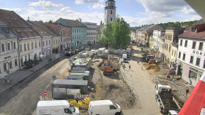 Město Velké Meziříčí - Náměstí, Městská věž - 21.5.2026 v 09:17 Město Velké Meziříčí - Náměstí, Městská věž - 21.5.2026 v 09:17