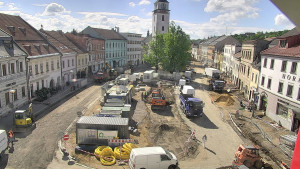Město Velké Meziříčí - Náměstí, Městská věž - 21.5.2026 v 09:32 Město Velké Meziříčí - Náměstí, Městská věž - 21.5.2026 v 09:32