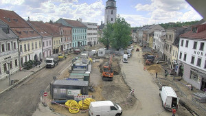 Město Velké Meziříčí - Náměstí, Městská věž - 21.5.2026 v 10:02 Město Velké Meziříčí - Náměstí, Městská věž - 21.5.2026 v 10:02