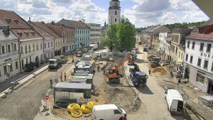 Město Velké Meziříčí - Náměstí, Městská věž - 21.5.2026 v 10:17 Město Velké Meziříčí - Náměstí, Městská věž - 21.5.2026 v 10:17