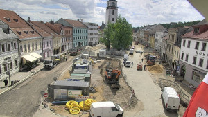 Město Velké Meziříčí - Náměstí, Městská věž - 21.5.2026 v 12:17 Město Velké Meziříčí - Náměstí, Městská věž - 21.5.2026 v 12:17
