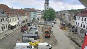 Město Velké Meziříčí - Náměstí, Městská věž - 21.5.2026 v 13:02 Město Velké Meziříčí - Náměstí, Městská věž - 21.5.2026 v 13:02