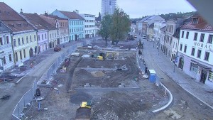 Stadt Velké Meziříčí - Platz, Stadtturm - 15.9.2026 v 06:46 Stadt Velké Meziříčí - Platz, Stadtturm - 15.9.2026 v 06:46
