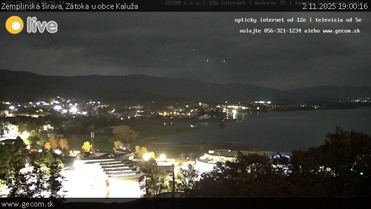 Zemplinská šírava - Zátoka u obce Kaluža - 2.11.2025 v 19:00 Zemplinská šírava - Zátoka u obce Kaluža - 2.11.2025 v 19:00