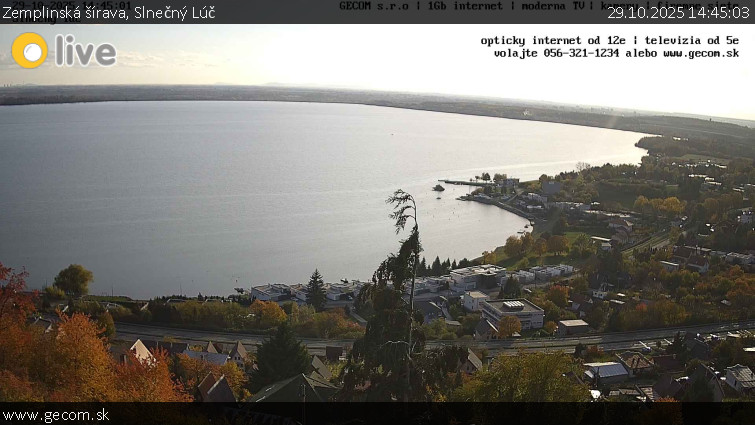 Zemplinská šírava - Slnečný Lúč - 29.10.2025 v 14:45 Zemplinská šírava - Slnečný Lúč - 29.10.2025 v 14:45