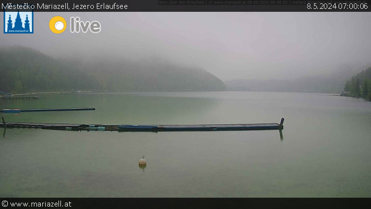Městečko Mariazell - Jezero Erlaufsee - 8.5.2024 v 07:00