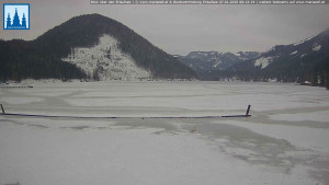 Městečko Mariazell - Jezero Erlaufsee - 7.1.2026 v 08:15 Městečko Mariazell - Jezero Erlaufsee - 7.1.2026 v 08:15